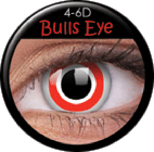 ColourVue Crazy šošovky - Bulls Eye (2 ks ročné) - nedioptrické