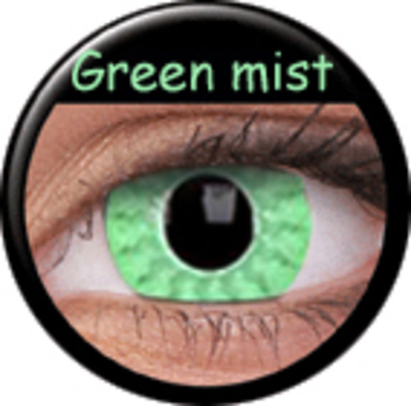 Phantasee Crazy šošovky - Green Mist (2 ks ročné) - nedioptrické - exp.04/2020