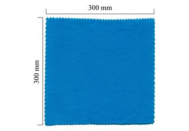 Handričku na okuliare z mikrovlákna jednofarebný - modrý 300x300