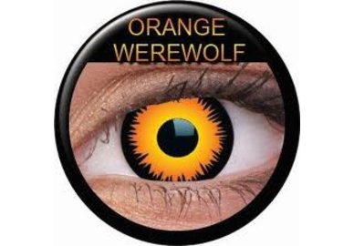 ColourVue Crazy šošovky - Orange Werewolf (2 ks ročné) - nedioptrické - exp-02/22