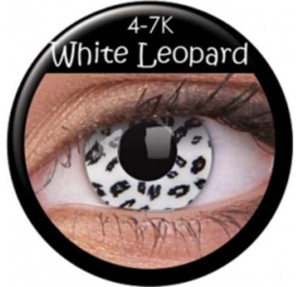 ColourVue Crazy šošovky - White Leopard (2 ks trojmesačné) - nedioptrické exp.05/2018