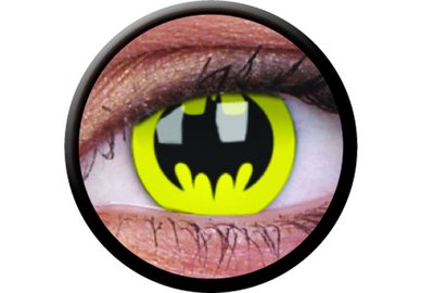 ColourVue Crazy šošovky - Batman (2 ks ročné) - nedioptrické