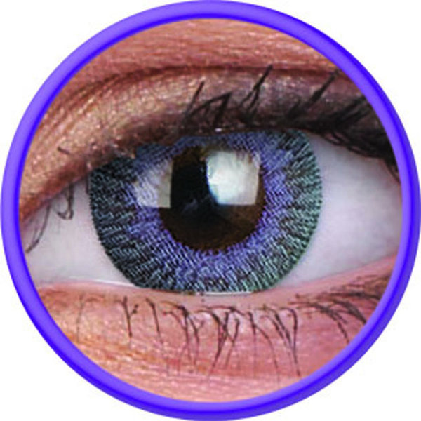 ColourVue Fusion - Violet Gray (2 šošovky trojmesačné) - nedioptrické - dopredaj