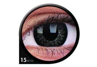 ColourVue Big Eyes - Awesome black (2 šošovky trojmesačné) - dioptrické - exp. 07/2023