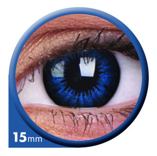 ColourVue Big Eyes - Cool Blue (2 šošovky trojmesačné) - dioptrické