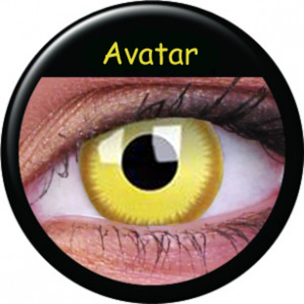 ColourVue Crazy šošovky - Avatar (2 ks trojmesačné) - dioptrické - exp. 04/2023 - 05/2023