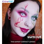ColourVue Crazy šošovky - Whiteout (2 ks  jednodenné) - nedioptrické
