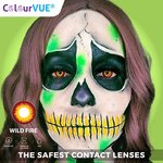 ColourVue Crazy šošovky - WildFire (2 ks ročné) - nedioptrické