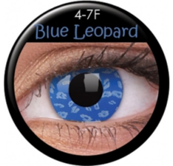 ColourVue Crazy šošovky - Blue Leopard (2 ks trojmesačné) - nedioptrické - exp.11/2016