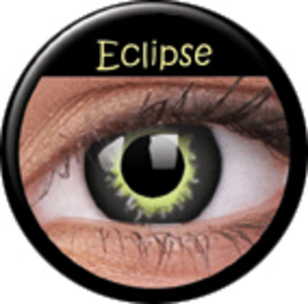 ColourVue Crazy šošovky - Eclipse (2 ks trojmesačné) - dioptrické